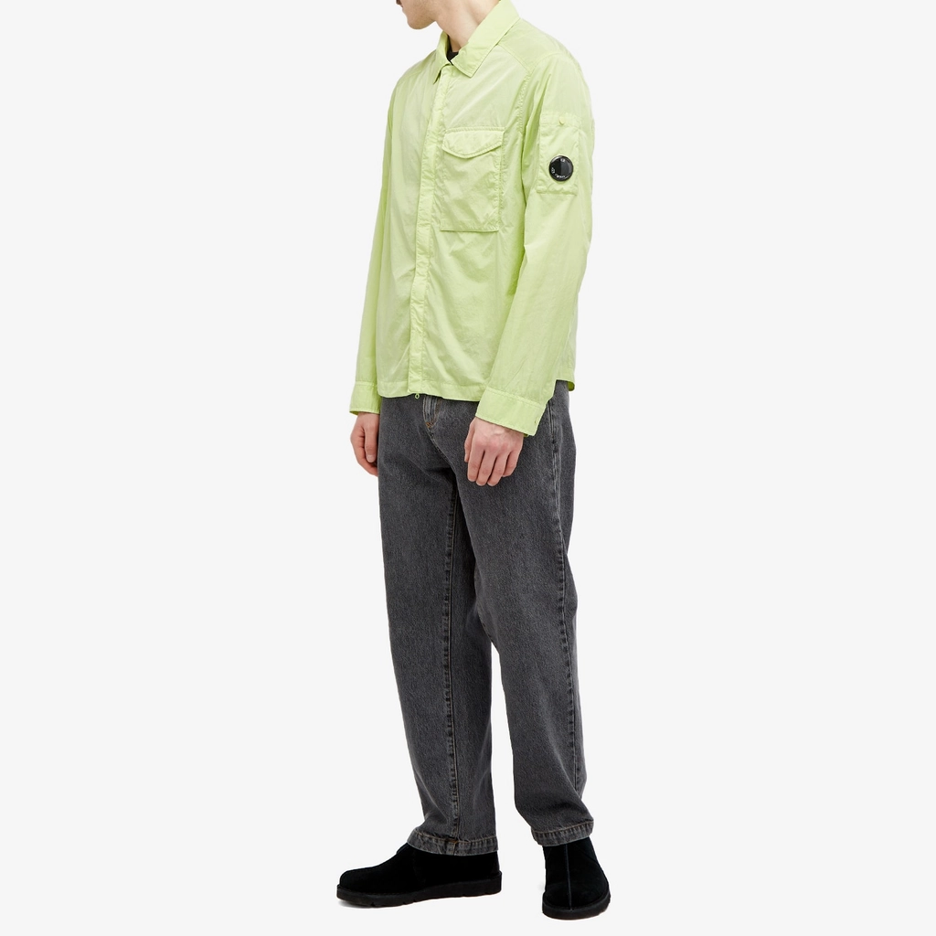 CP Company Men's Chrome-R Pocket Overshirt White Pear